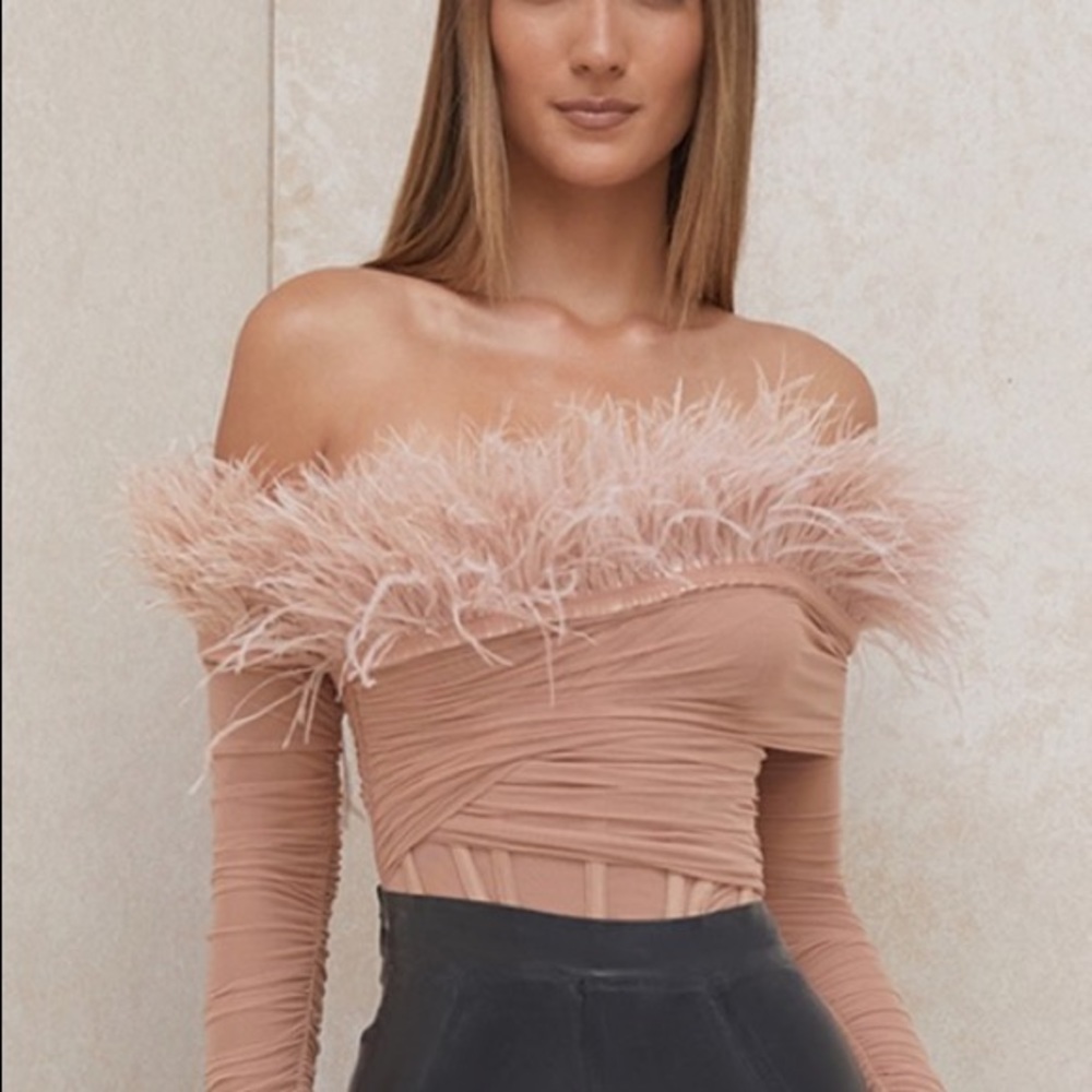 House of CB bodysuit “Faith” NWT Never worn! Size Large. SOLD OUT